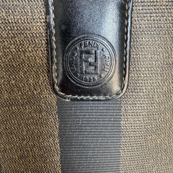 Fendi Black and Brown Striped Wallet - Picture 2 of 10